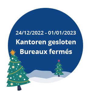 sluiting Gesloten van 25/12/2021 tot 01/01/2022 - fermé de 25/12/2021 à 01/01/2022