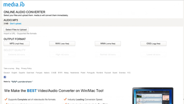 converting audio
