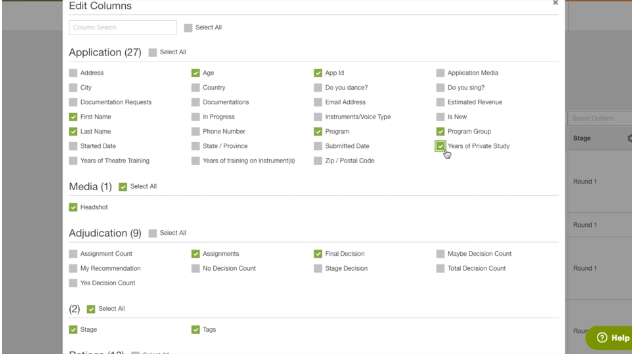 customize table view