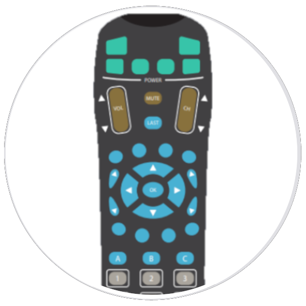 control remoto une
