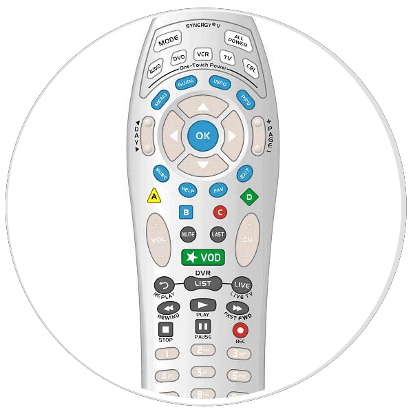 control remoto une